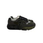Sneakers Premiata Kids In Camoscio Verde Oliva art. Demi
