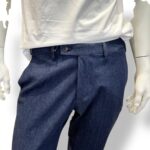 Jeans One More Size Tasca a Filo Michael Coal Blu Unito con Elastico in Vita art. 3217 - immagine 2