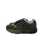 Sneakers Premiata Kids In Camoscio Verde Oliva art. Demi - immagine 3