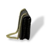 Borsa Pollini Heritage Tracolla in Catena Con Pattina In Pelle Heritage Nera TE8543PP0NQ1100A - immagine 4