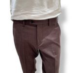 Pantalone Tasca a Filo Michael Coal Brad In Lana Tecnica Nocciola One More Size art. MCBRAMM3089F25L - immagine 2