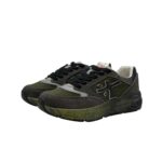Sneakers Premiata Kids In Camoscio Verde Oliva art. Demi - immagine 4
