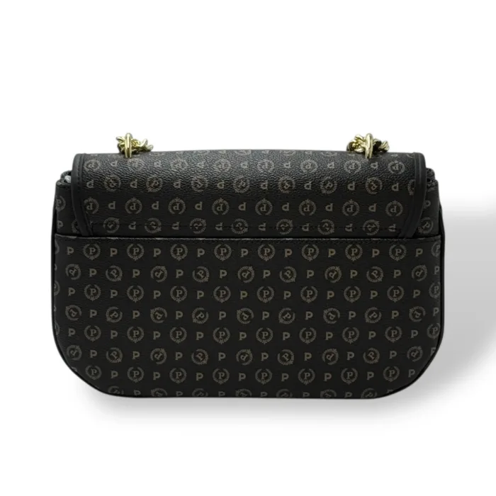 Borsa Pollini Heritage Tracolla in Catena Con Pattina In Pelle Heritage Nera TE8543PP0NQ1100A, foto 3 di 4
