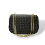 Borsa Pollini Heritage Tracolla in Catena Con Pattina In Pelle Heritage Nera TE8543PP0NQ1100A