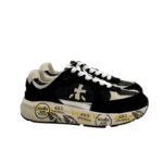 Sneakers Premiata Kids In Camoscio Nero e Glitter art. Diva