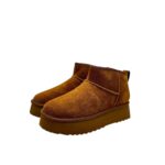 Stivaletto Hoor Basso di Gamba in Camoscio Cognac Plateau 3 cm Art Vega Low Cognac - immagine 4