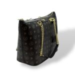 Shopping Pollini In Pelle Re-Heritage Nera con Cerniera TE8410PP02Q2C00A - immagine 2