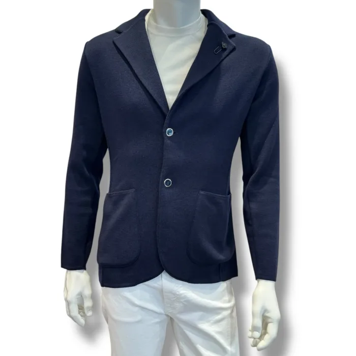 Giacca Lardini in Maglia Blu Art. CNCLJM56J CN65000 850, foto 1 di 2