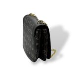 Borsa Pollini Heritage Tracolla in Catena Con Pattina In Pelle Re-Heritage Nera TE8543PP0NQ2C00A - immagine 4