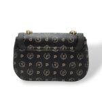 Borsa Pollini Heritage Tracolla in Catena Con Pattina In Pelle Re-Heritage Nera TE8543PP0NQ2C00A - immagine 3