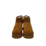 Stivaletto Hoor Regolare di Gamba in Camoscio Cognac Plateau 3 cm Art Vega Regular Cognac - immagine 3