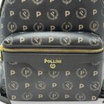 Zaino Pollini Heritage Con Cerniera In Pelle Re-Heritage Nera TE8412PP03Q2C00A - immagine 3