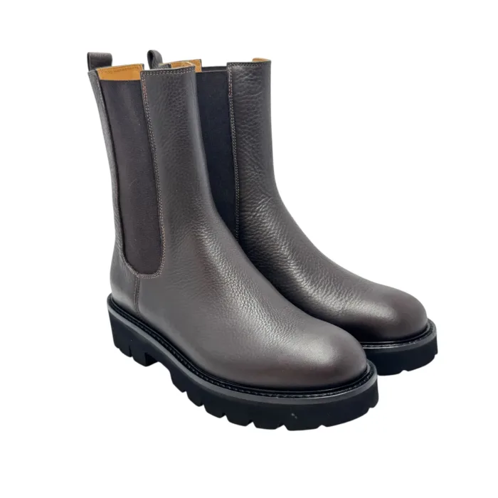 Stivaletto Beatles Donna Anna F in Pelle Testa di Moro art. 9715, foto 2 di 6