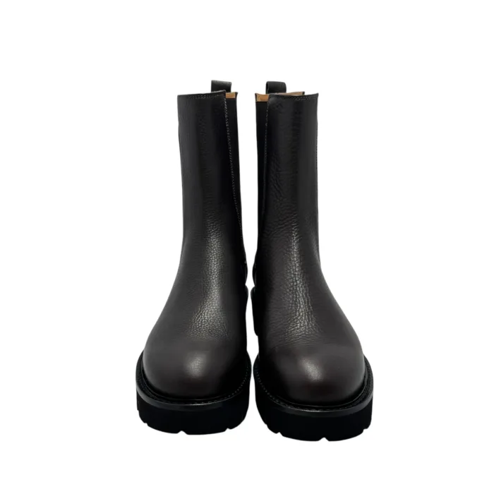 Stivaletto Beatles Donna Anna F in Pelle Testa di Moro art. 9715, foto 3 di 6