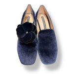 Friulane Twentyfourhaitch In Velluto Blu Con Accessorio Amovibile art. Acrux Blu - immagine 5
