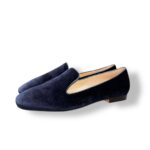 Friulane Twentyfourhaitch In Velluto Blu Con Accessorio Amovibile art. Acrux Blu - immagine 3