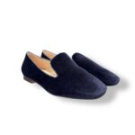 Friulane Twentyfourhaitch In Velluto Blu Con Accessorio Amovibile art. Acrux Blu - immagine 2