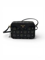 Borsa Pollini Tracolla Con Cerniera In Pelle Re-Heritage Nera  TE8414PP03Q2C00A
