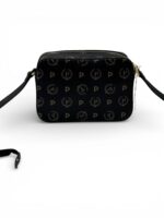 Borsa Pollini Tracolla Con Cerniera In Pelle Re-Heritage Nera  TE8414PP03Q2C00A - immagine 3