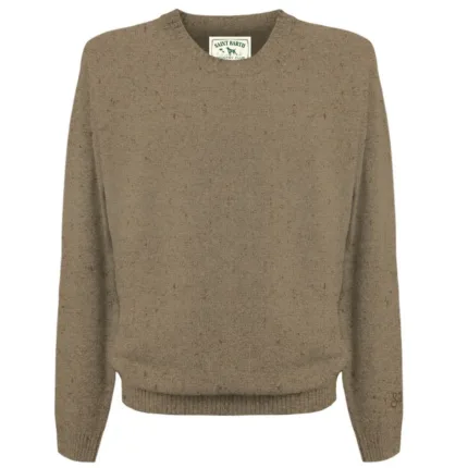 Maglione Girocollo Uomo Mc2 Saint Barth Beige art. Regent Donegal 12 Kaki