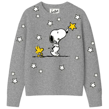 Maglione Mc2 Saint Barth Grigio art. TESSA P PEANUTS TOUCHING STARS 15M