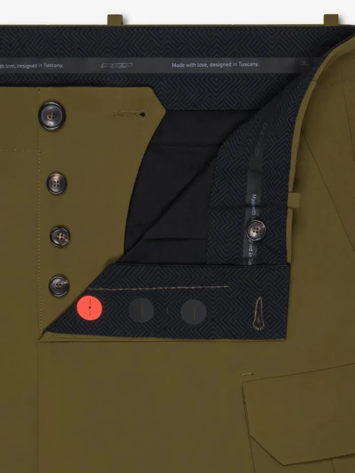 Pantaloni Uomo RRD Winter Cargo Pant Verde Art. W25201 Col 25, foto 2 di 5