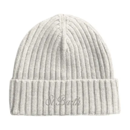 Cappellino in Lana Mc2 Saint Barth Bianco art. Wengen Wool 10 OFF WHITE
