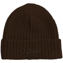 Cappellino in Lana Mc2 Saint Barth Testa di Moro art. Wengen Wool 18H Dark Brown