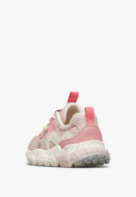 Sneakers Flower Mountain For Naturino Kids in Camoscio Lilla e Nylon Rosa art. Yamano 3 Junior Mauve Tape Pink 1M72 - immagine 3
