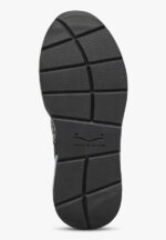 Sneakers Voile Blanche Donna in Camoscio e Nylon Nero, Dettagli Argento art. Club 105 Black Silver 1A03 - immagine 5