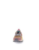 Sneakers Flower Mountain Donna in Camoscio Multicolor Rosa e Nylon Beige art. Yamano 3 Woman Rose Orange 2M44 - immagine 3