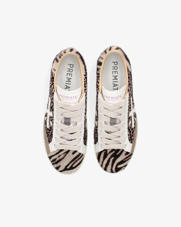 Sneakers Premiata Donna in Cavallino Maculato e Zebrato art. Stevend 6935, foto 6 di 6