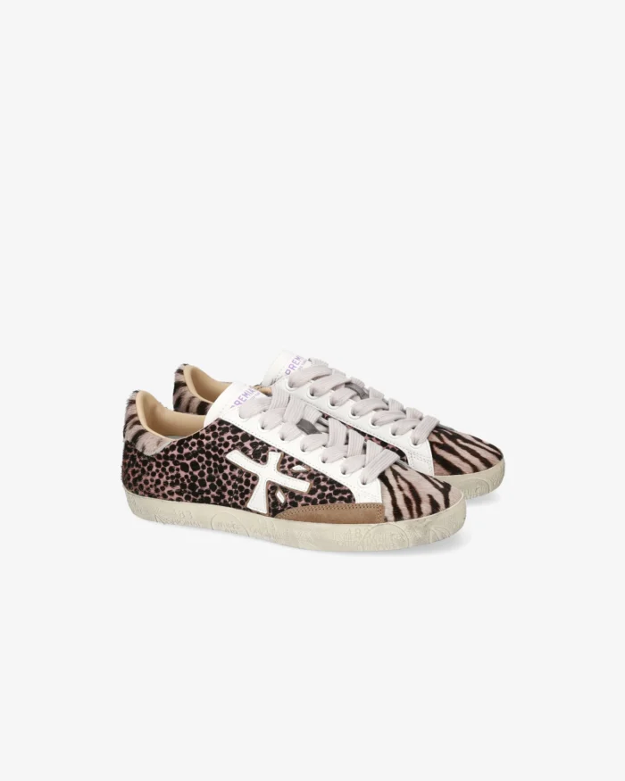 Sneakers Premiata Donna in Cavallino Maculato e Zebrato art. Stevend 6935, foto 3 di 6
