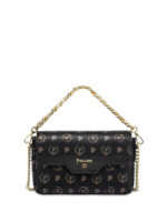 Borsa Pollini Heritage Tracolla in Catena Con Pattina In Pelle Heritage Nera TE8540PP0NQ2C00A