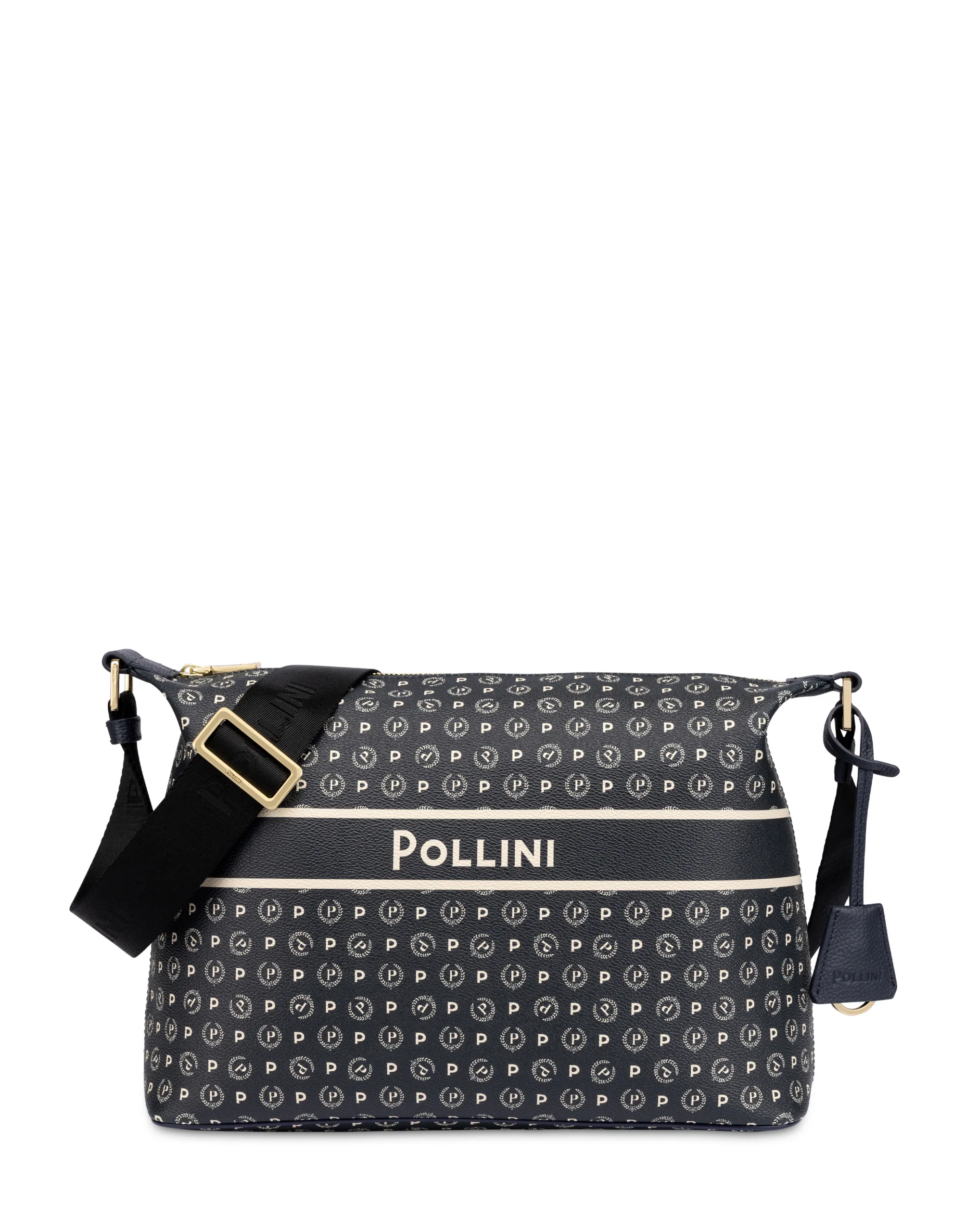 Borsa Pollini Heritage Tracolla Con Cerniera In Pelle Blu TE8400PP02Q4975A, foto 1 di 4
