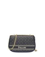 Borsa Pollini Heritage Tracolla in Catena Con Pattina In Pelle Blu TE8543PP0N4975A