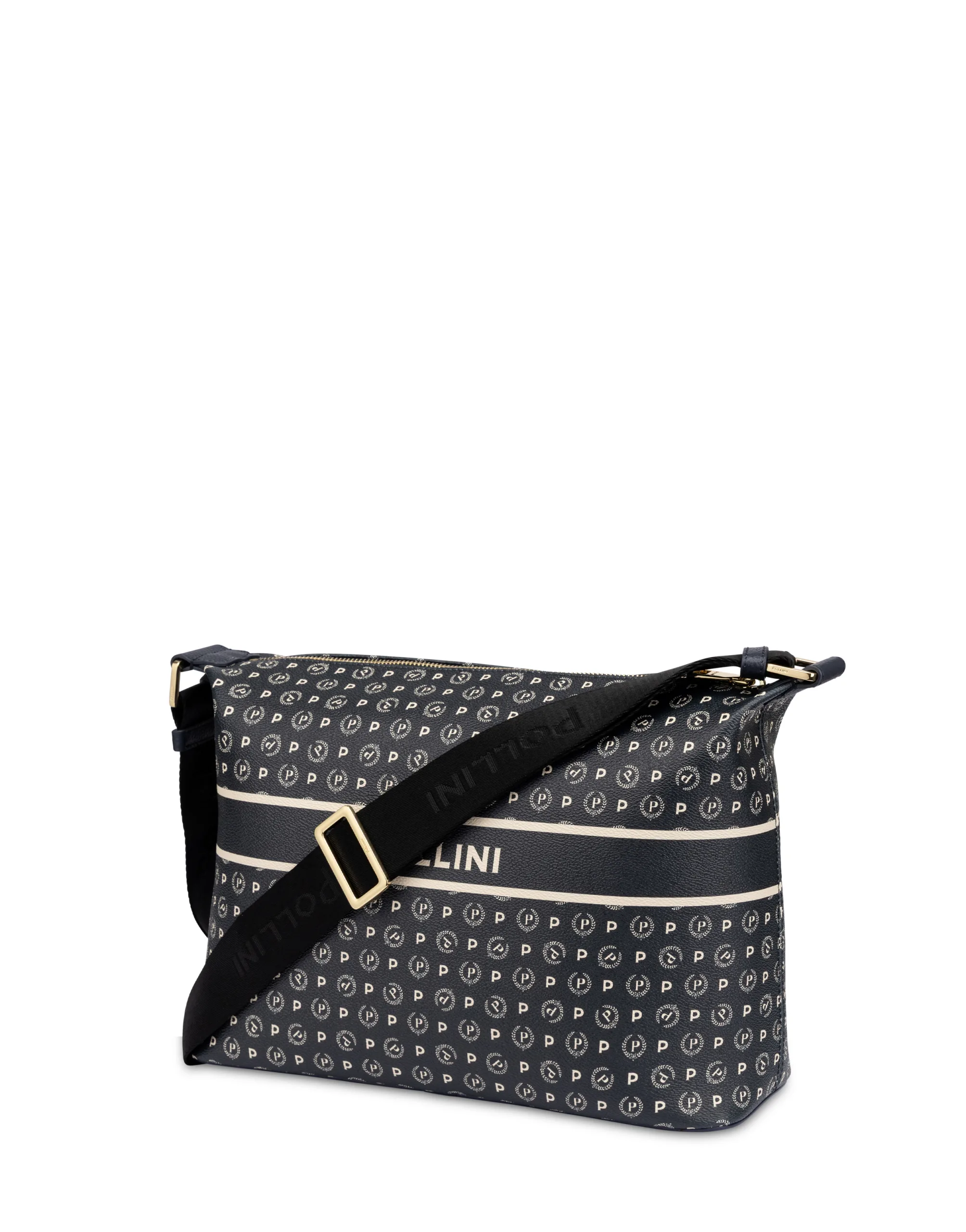 Borsa Pollini Heritage Tracolla Con Cerniera In Pelle Blu TE8400PP02Q4975A, foto 2 di 4