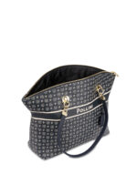 Shopping Pollini In Pelle Blu con Cerniera TE8408PP02Q4975A - immagine 2