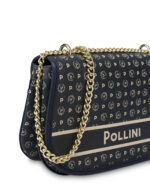 Borsa Pollini Heritage Tracolla in Catena Con Pattina In Pelle Blu TE8543PP0N4975A - immagine 2