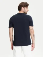 T-shirt Uomo Tommy Hilfiger Blu con Bandiera Frontale art. MW0MW39843 DW5 - immagine 3