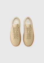 Sneakers Furla in Camoscio e Pelle Beige H 3,5 cm art. JI79ENJ - immagine 4