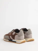 Sneakers Ghoud Donna Star_M Low In Glitter Bronzo e Camoscio Marrone art. SMLW SG51 - immagine 2