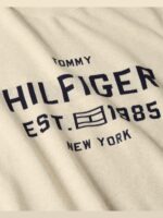 Maglione Girocollo Uomo in Cotone Beige Avorio Tommy Hilfiger art. MW0MW39533 HGF - immagine 2