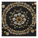 Borsa Campomaggi Bauletto Moira Nero in Pelle di vacchetta tinta in capo con Borchie art. C026320ND X2885 C0001 - immagine 5