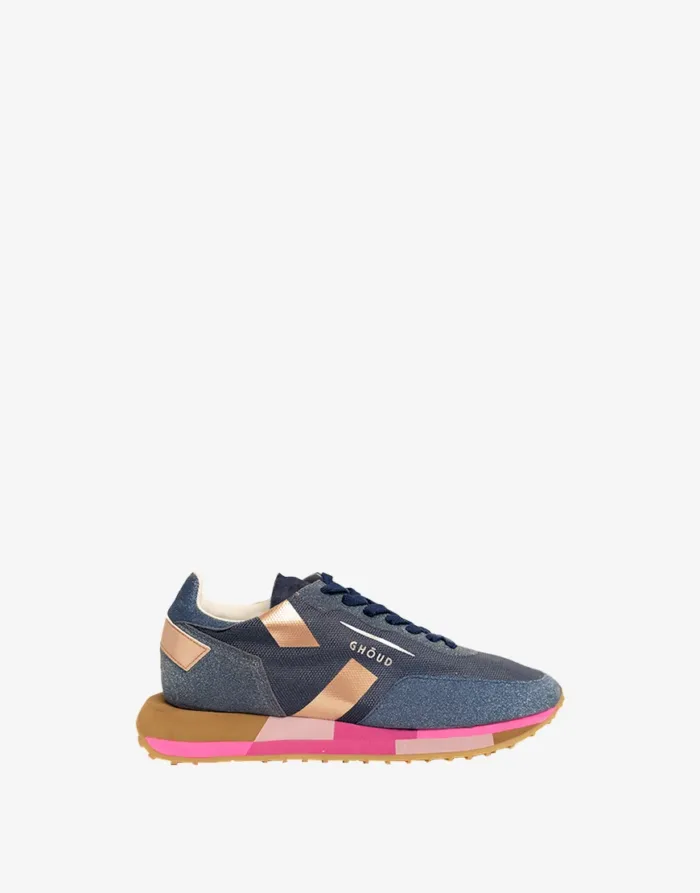 Sneakers Ghoud Donna Star_M Low In Glitter Blu art. SMLW MG75, foto 1 di 1