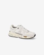 Sneakers Premiata Donna in Camoscio e Nylon Bianco art. Mased 7823 - immagine 2