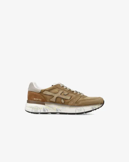Sneakers Premiata Uomo Tutta in Camoscio Beige art. Mick 7712