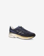 Sneakers Premiata Uomo in Camoscio Blu art. Moerun 7776 - immagine 2