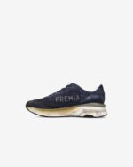 Sneakers Premiata Uomo in Camoscio Blu art. Moerun 7776 - immagine 3