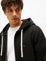 Felpa con cappuccio e zip integrale Uomo Nera Tommy Hilfiger art. MW0MW37234 BDS - immagine 2